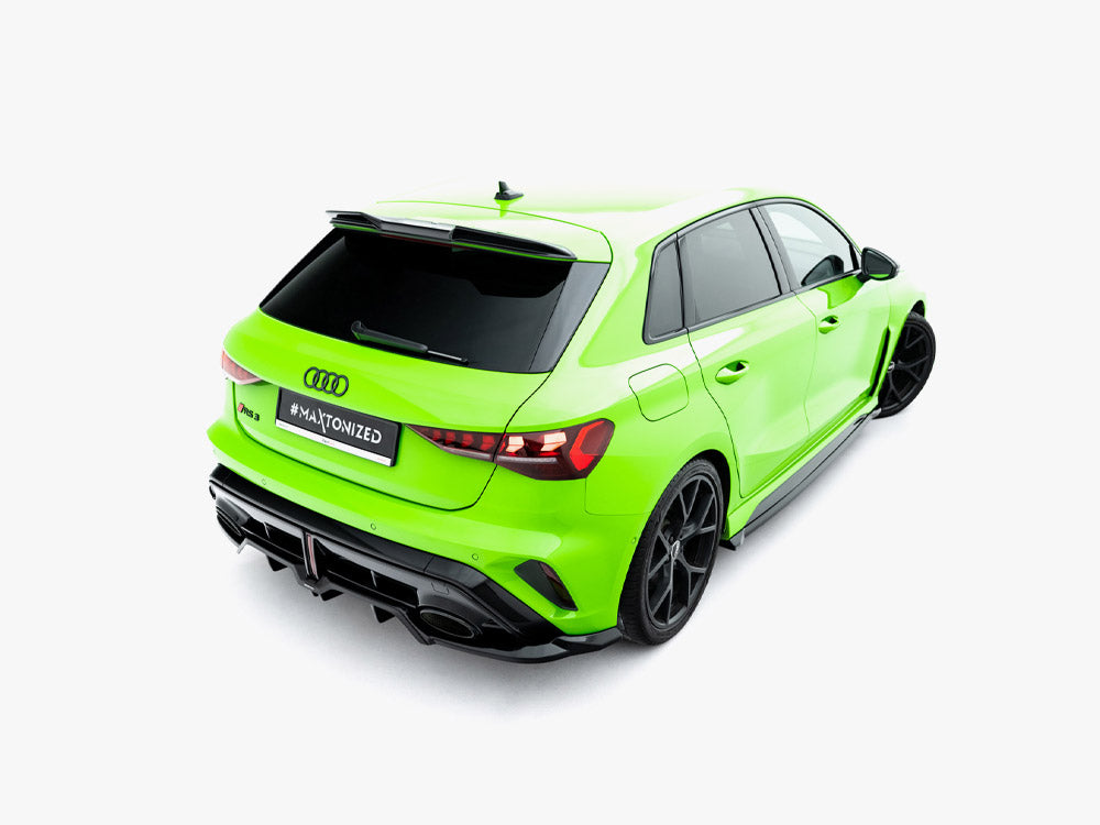 Maxton Design Spoiler CAP 3D Audi RS3 Sportback 8Y Facelift - AU-A3-8Y-SLINE-CAP3D1G - Image 3