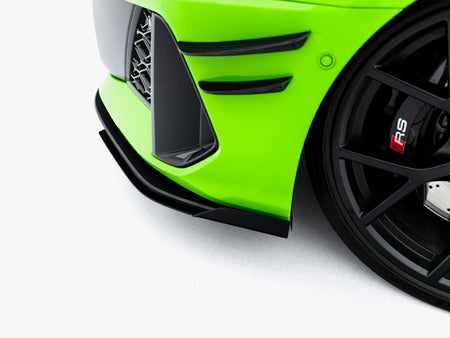 Maxton Design Street PRO Front Splitter + Flaps Audi RS3 Sportback 8Y Facelift - AURS38YFSCNC-FD1B+FSF1G - Image 8