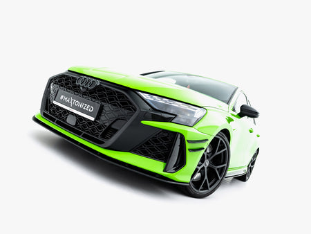 Maxton Design Street PRO Front Splitter Audi RS3 Sportback 8Y Facelift - AURS38YFSCNC-FD1B - Image 3
