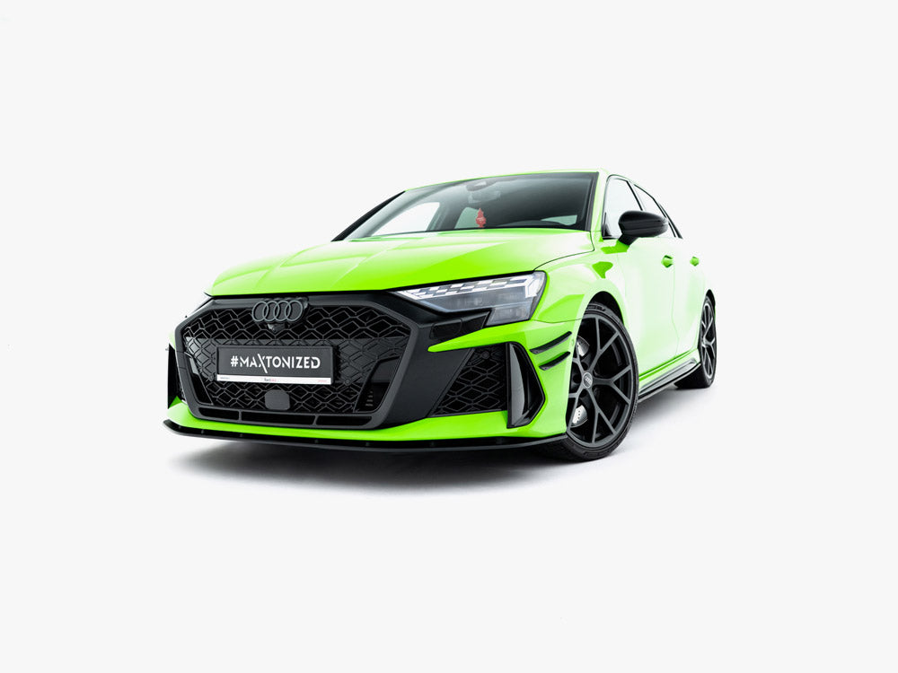 Maxton Design Street PRO Front Splitter Audi RS3 Sportback 8Y Facelift - AURS38YFSCNC-FD1B - Image 4