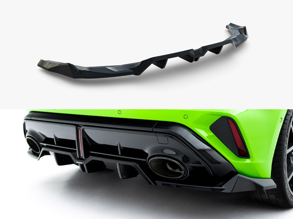 Rear Splitter (Vertical Bars) V.1 Audi RS3 Sportback 8Y Facelift