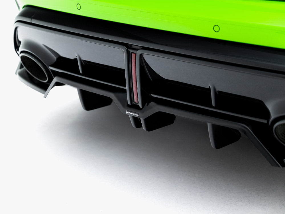 Maxton Design Rear Splitter (Vertical Bars) V.1 Audi RS3 Sportback 8Y Facelift - AU-RS3-8YF-SB-RD1G+RD4G - Image 6