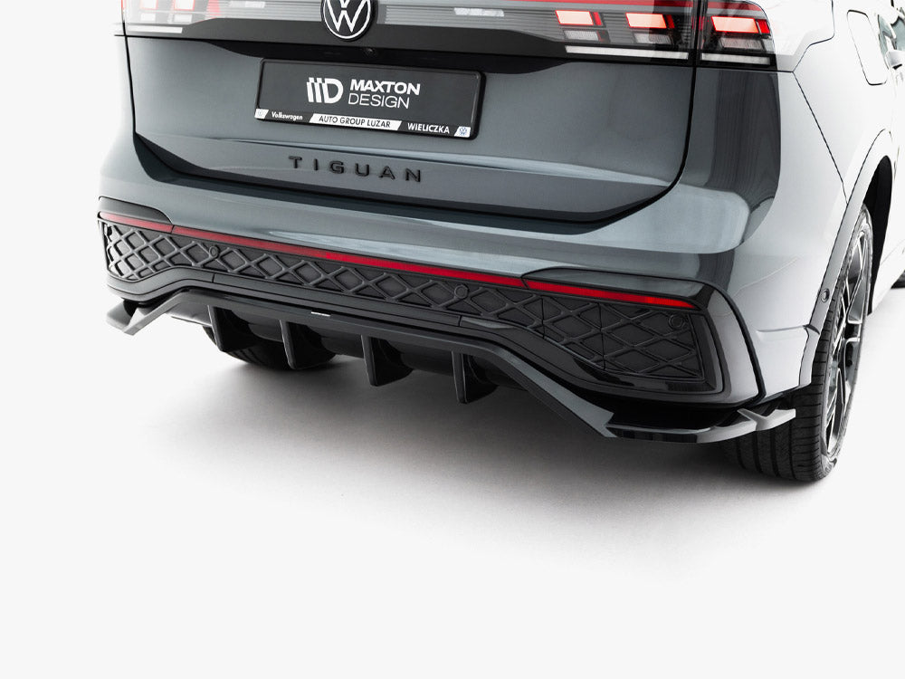 Maxton Design Rear Splitter (Vertical Bars) Volkswagen Tiguan R-Line Mk3 - VW-TI-3-RLINE-RD1G+RD2G - Image 4