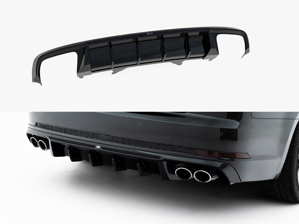 Maxton Design Rear Valance Audi S4 Sedan / Avant B9 - AU-A4-B9-AV-RS1G+RS1RGOO_OO - Image 1