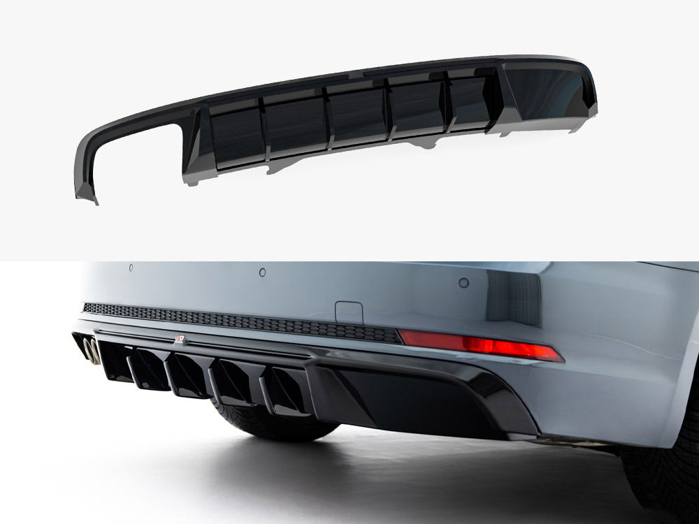 Maxton Design Rear Valance V.2 Audi A4 S-Line Sedan / Avant B9 - AU-A4-B9-AV-RS1G+RS1RGOO_ - Image 1