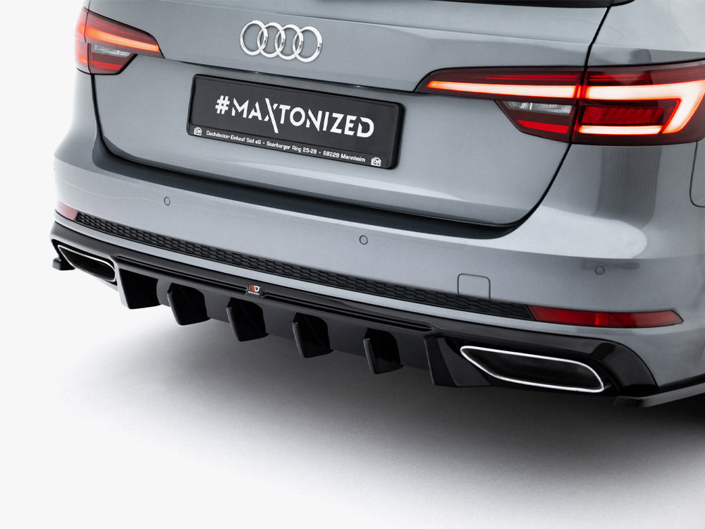 Maxton Design Rear Valance Audi A4 / A4 S-Line Sedan / Avant B9 - AU-A4-B9-AV-RS1G+RS1RG - Image 4