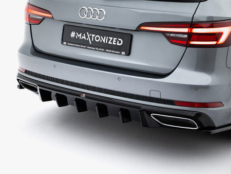 Maxton Design Rear Valance Audi A4 / A4 S-Line Sedan / Avant B9 - AU-A4-B9-AV-RS1G+RS1RG - Image 4