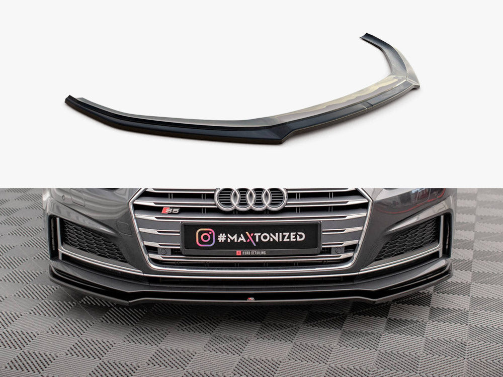 Maxton Design Front Splitter V.1 Audi S5 / A5 S-Line F5 Coupe / Sportback - AU-A5-2-SLINE-FD1G - Image 1