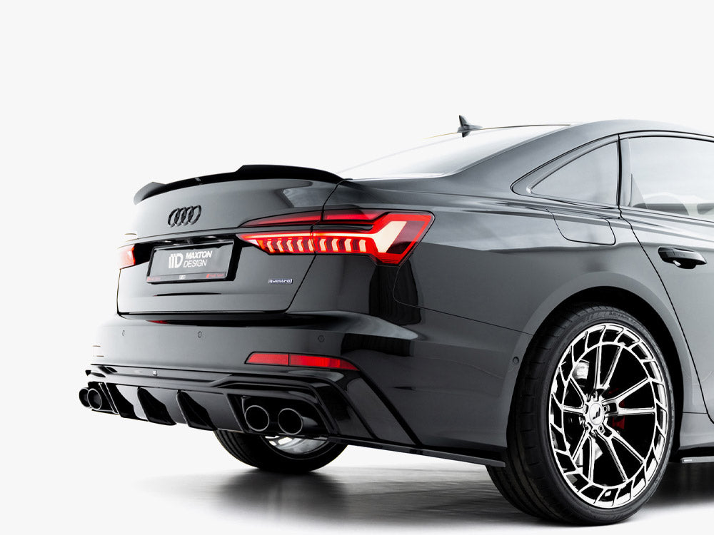 Rear Valance + Exhaust Ends Imitation Audi A6 S-Line / S6 C8 / C8 Facelift