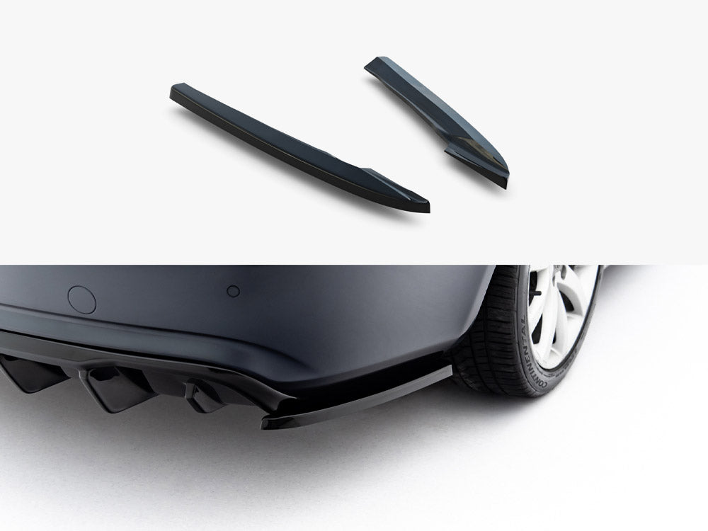 Rear Side Splitters Audi A4 B8 Facelift