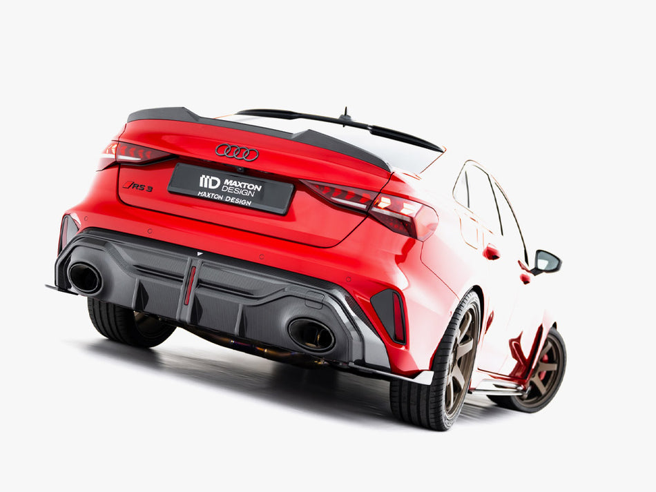 Prepreg Carbon Fiber Rear Side Splitters Audi RS3 Sedan 8Y Facelift