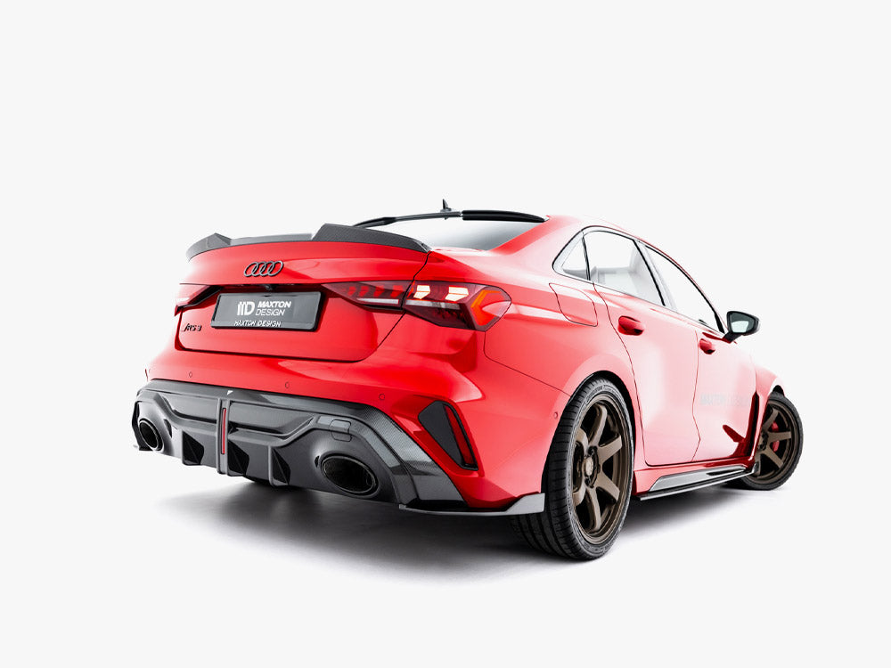 Prepreg Carbon Fiber Rear Side Splitters Audi RS3 Sedan 8Y Facelift