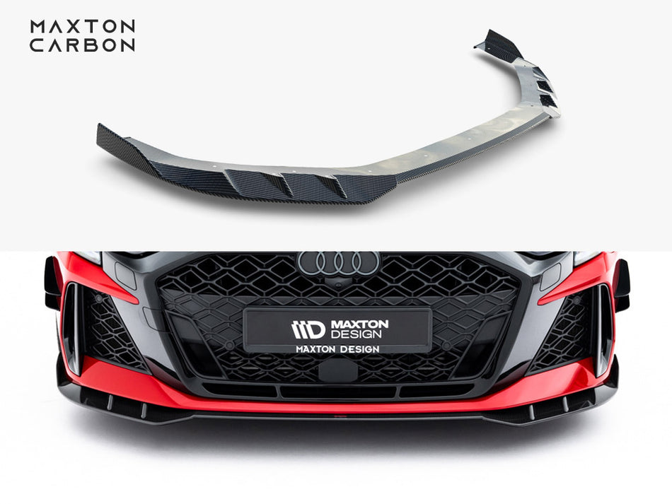 Prepreg Carbon Fiber Front Splitter Audi RS3 Sedan 8Y Facelift