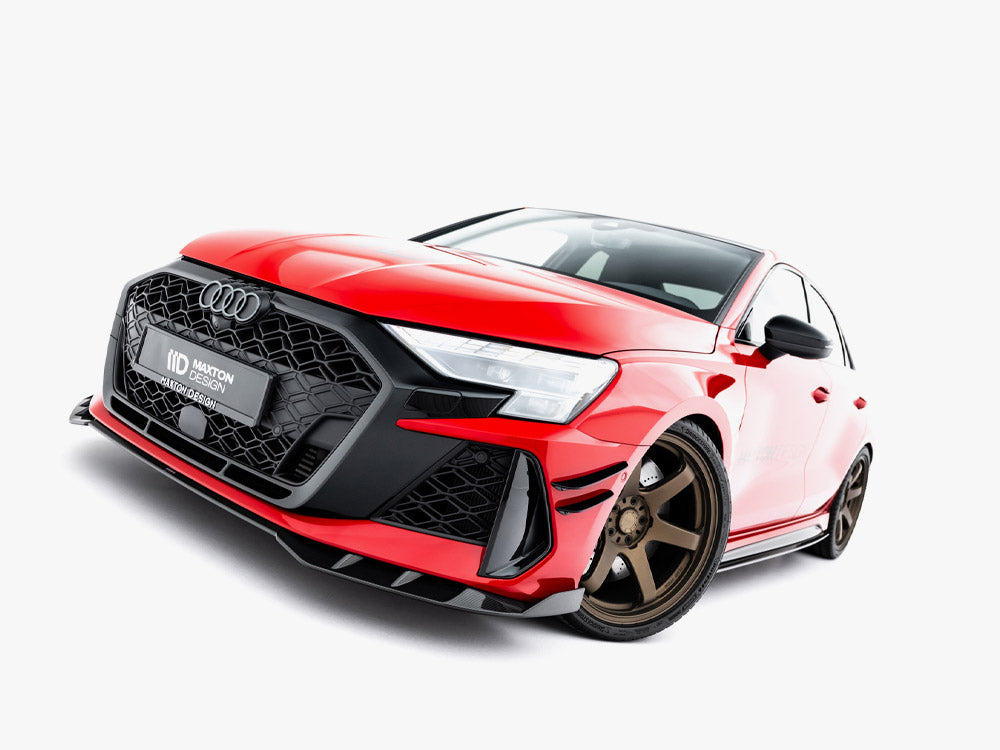 Prepreg Carbon Fiber Front Splitter Audi RS3 Sedan 8Y Facelift