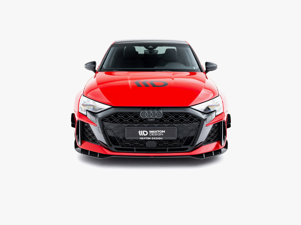 Prepreg Carbon Fiber Front Splitter Audi RS3 Sedan 8Y Facelift