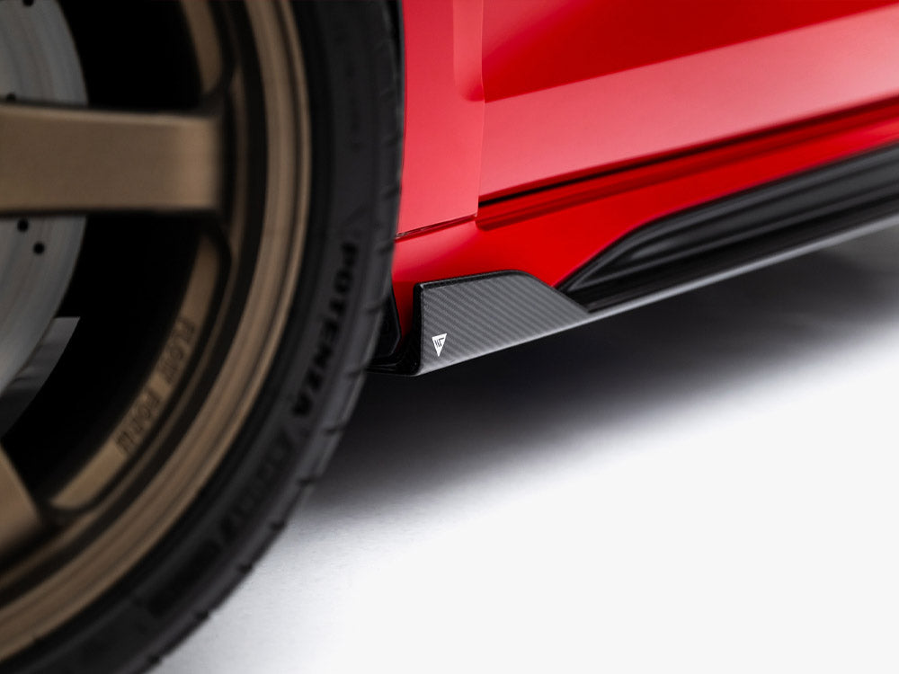 Set of Prepreg Carbon Fiber Side Skirts Audi RS3 Sedan 8Y Facelift