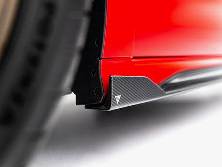 Set of Prepreg Carbon Fiber Side Skirts Audi RS3 Sedan 8Y Facelift