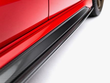 Set of Prepreg Carbon Fiber Side Skirts Audi RS3 Sedan 8Y Facelift