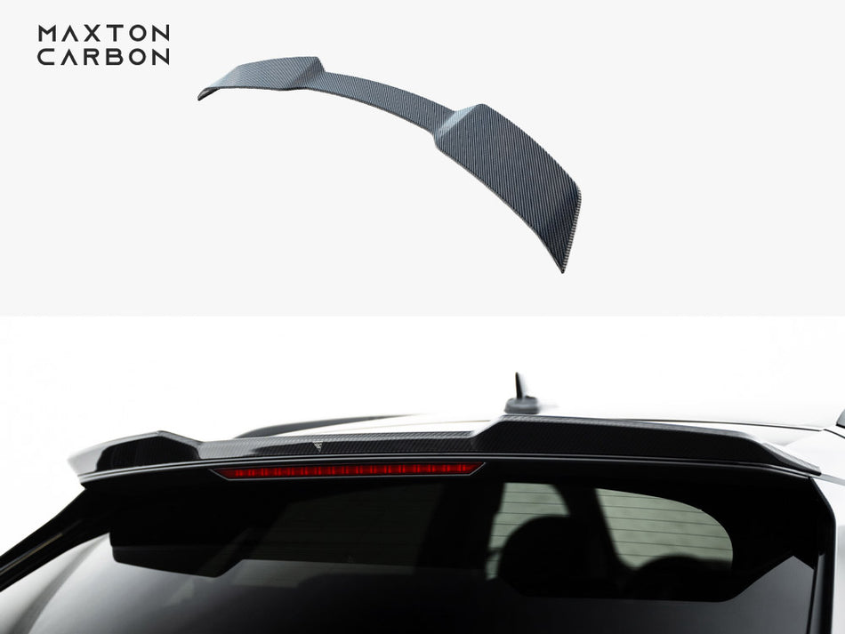 Carbon Fiber Tailgate Spoiler (Upper) Audi SQ8 / Q8 S-Line Mk1 Facelift