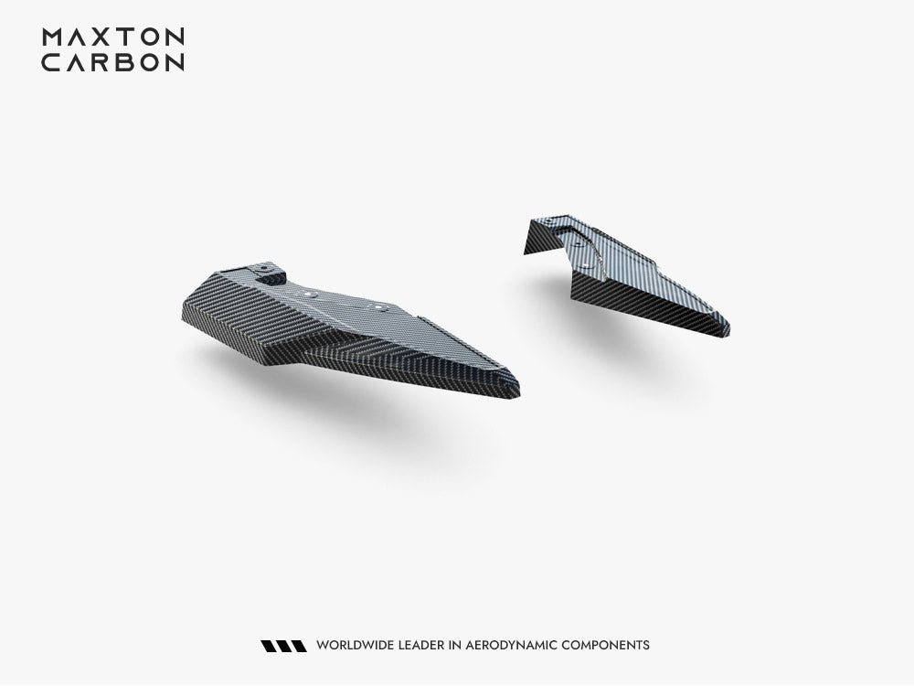 Prepreg Carbon Fiber Rear Side Splitters Audi Q8 S-Line Mk1 Facelift