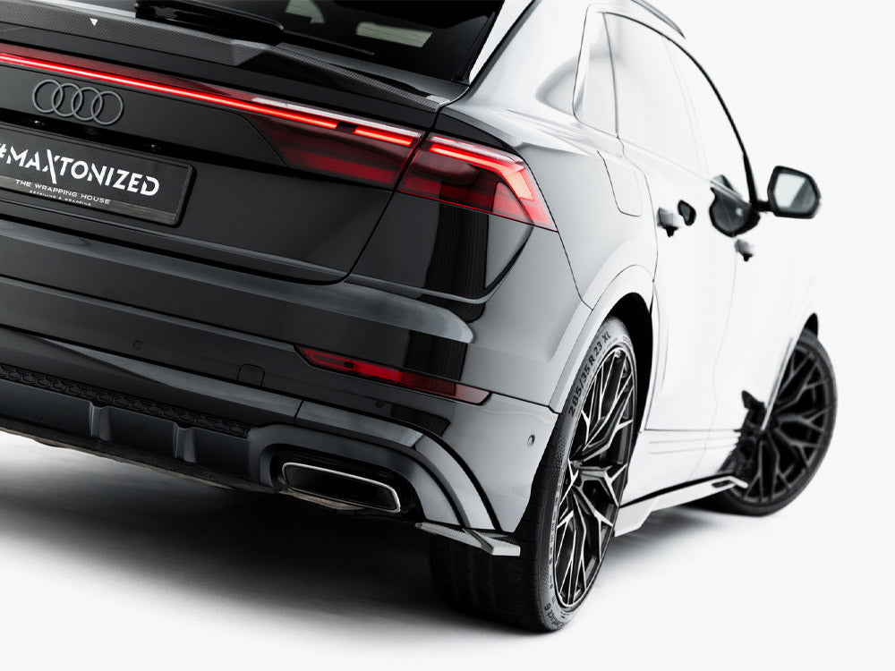 Prepreg Carbon Fiber Rear Side Splitters Audi Q8 S-Line Mk1 Facelift