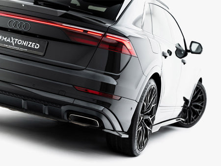 Prepreg Carbon Fiber Rear Side Splitters Audi Q8 S-Line Mk1 Facelift