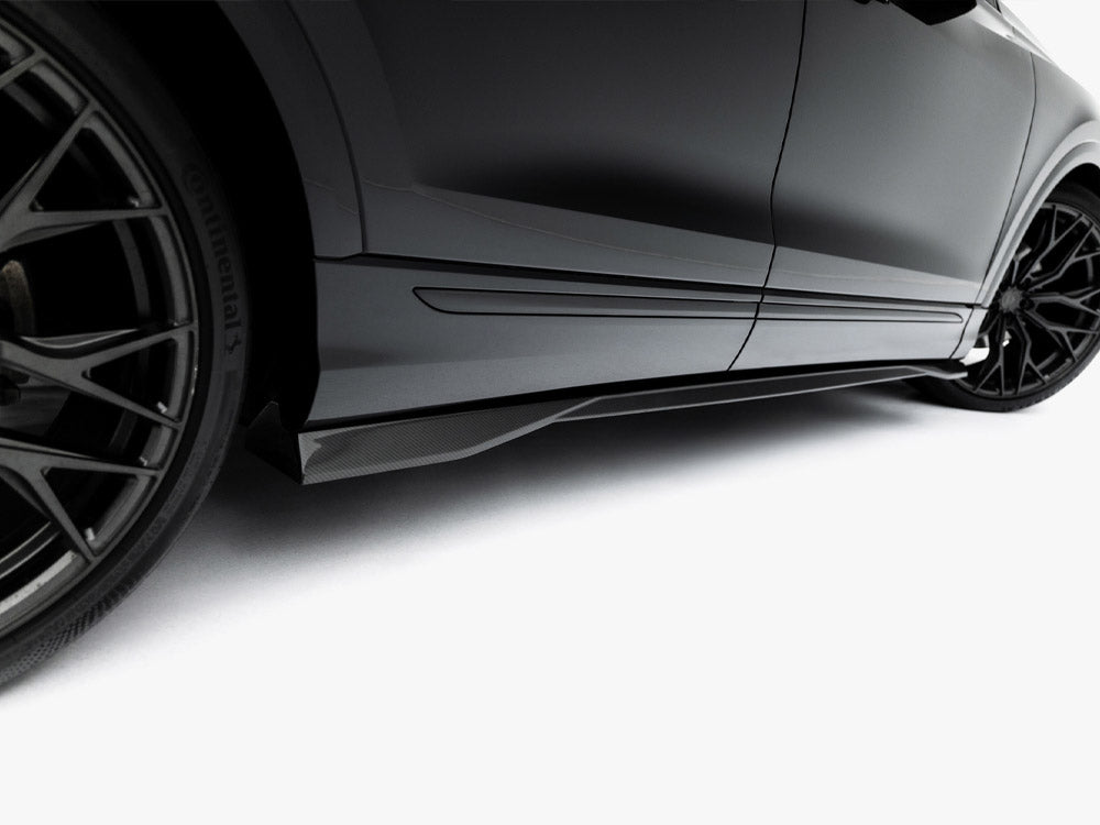 Prepreg Carbon Fiber Side Skirts Audi SQ8 / Q8 S-Line Mk1 Facelift