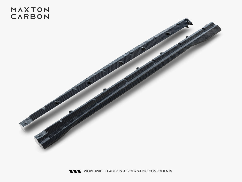 Prepreg Carbon Fiber Side Skirts Audi SQ8 / Q8 S-Line Mk1 Facelift
