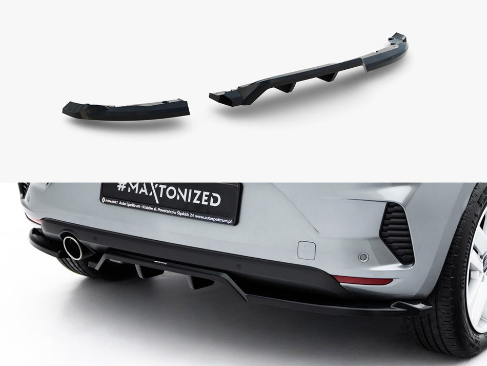Rear Splitter (Vertical Bars) Renault Clio Mk5 Facelift