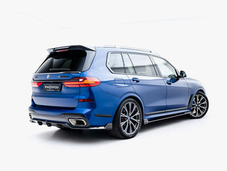 Prepreg Carbon Fiber Rear Diffuser BMW X7 M-Pack G07 / G07 Facelift (version with towbar)
