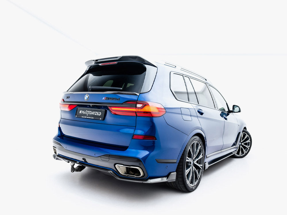 Prepreg Carbon Fiber Rear Diffuser BMW X7 M-Pack G07 / G07 Facelift (version with towbar)
