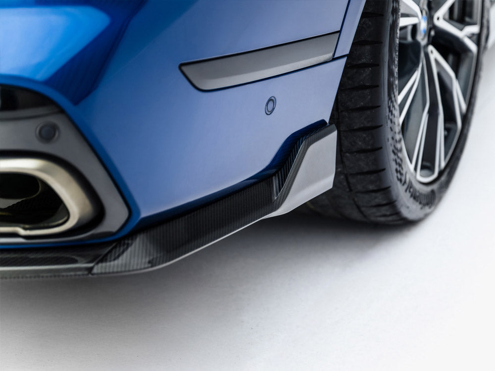 Prepreg Carbon Fiber Rear Diffuser BMW X7 M-Pack G07 / G07 Facelift (version with towbar)