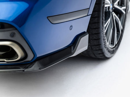Prepreg Carbon Fiber Rear Diffuser BMW X7 M-Pack G07 / G07 Facelift (version with towbar)