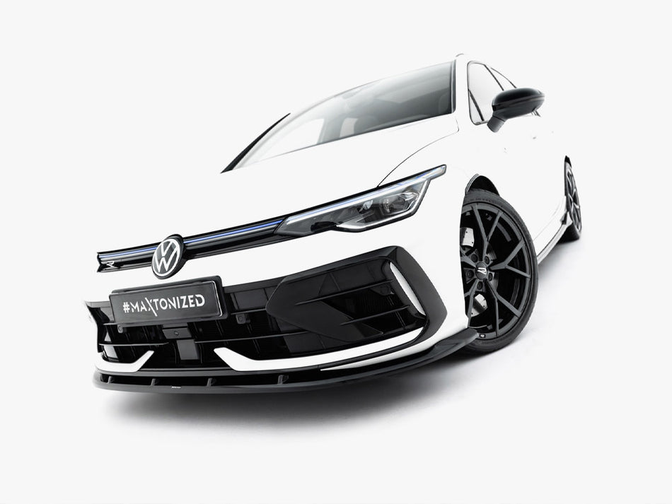 Front Splitter V.2 Volkswagen Golf R Variant Mk8 Facelift