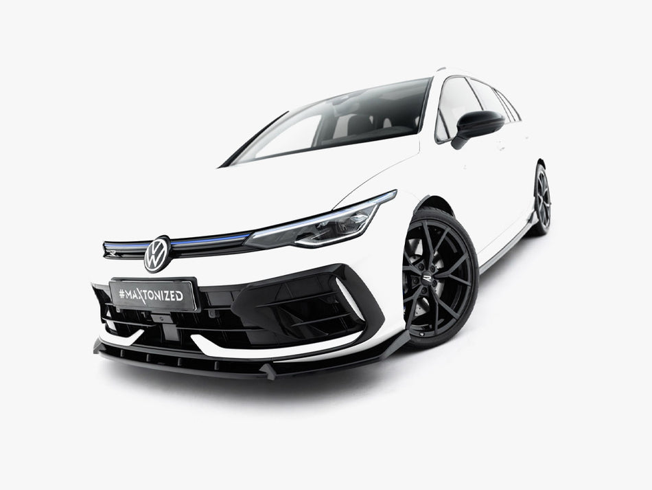 Front Splitter V.3 Volkswagen Golf R Variant Mk8 Facelift