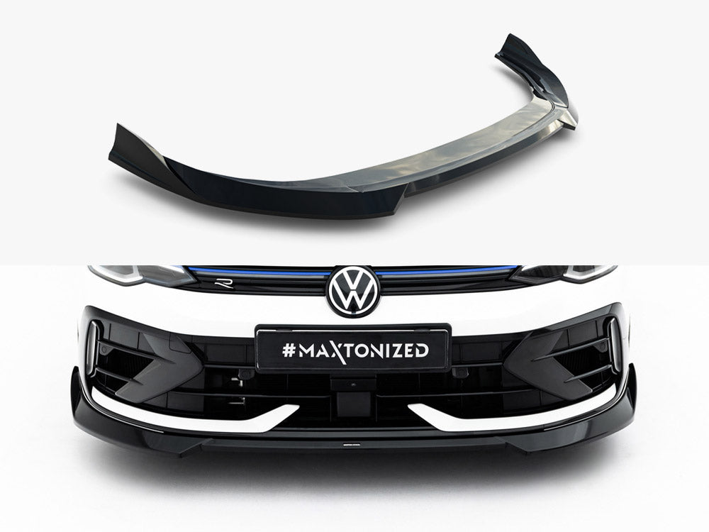 Front Splitter V.4 Volkswagen Golf R Variant Mk8 Facelift