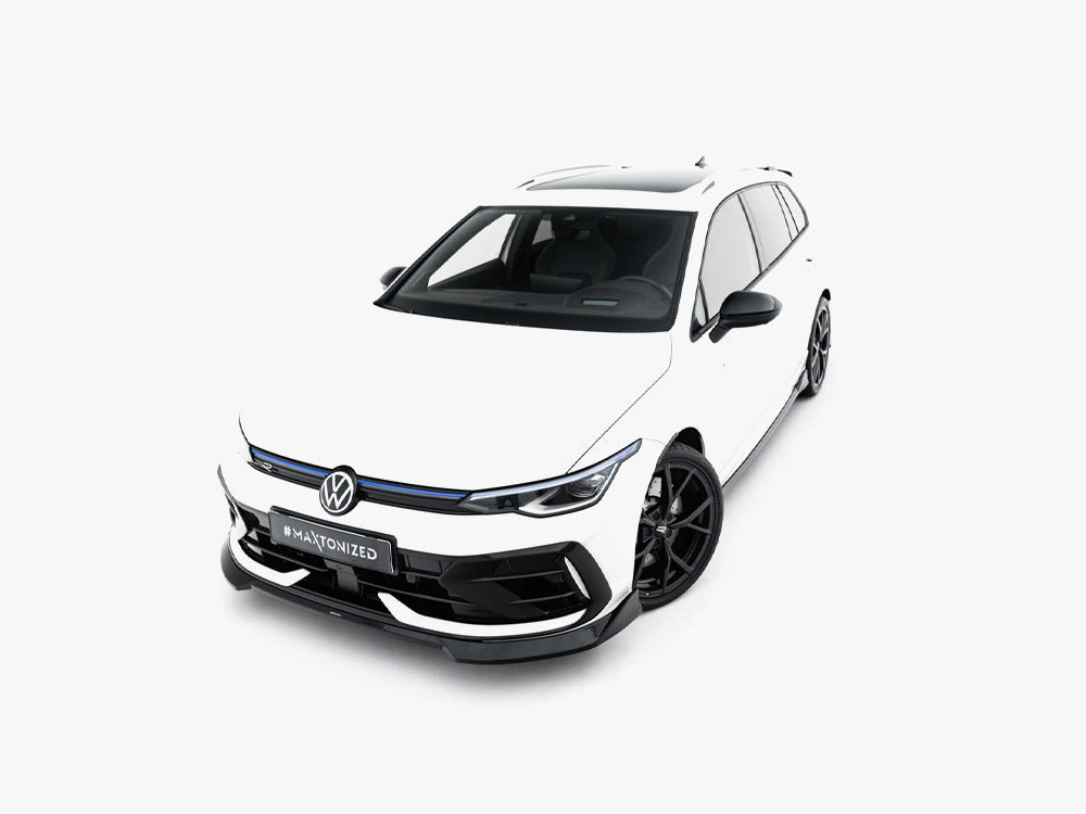 Front Splitter V.4 Volkswagen Golf R Variant Mk8 Facelift