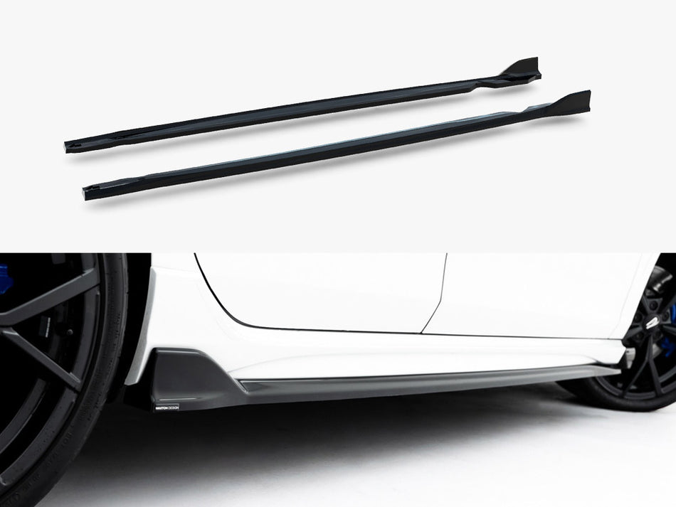 Side Skirt Diffusers Volkswagen Golf R Variant Mk8 Facelift