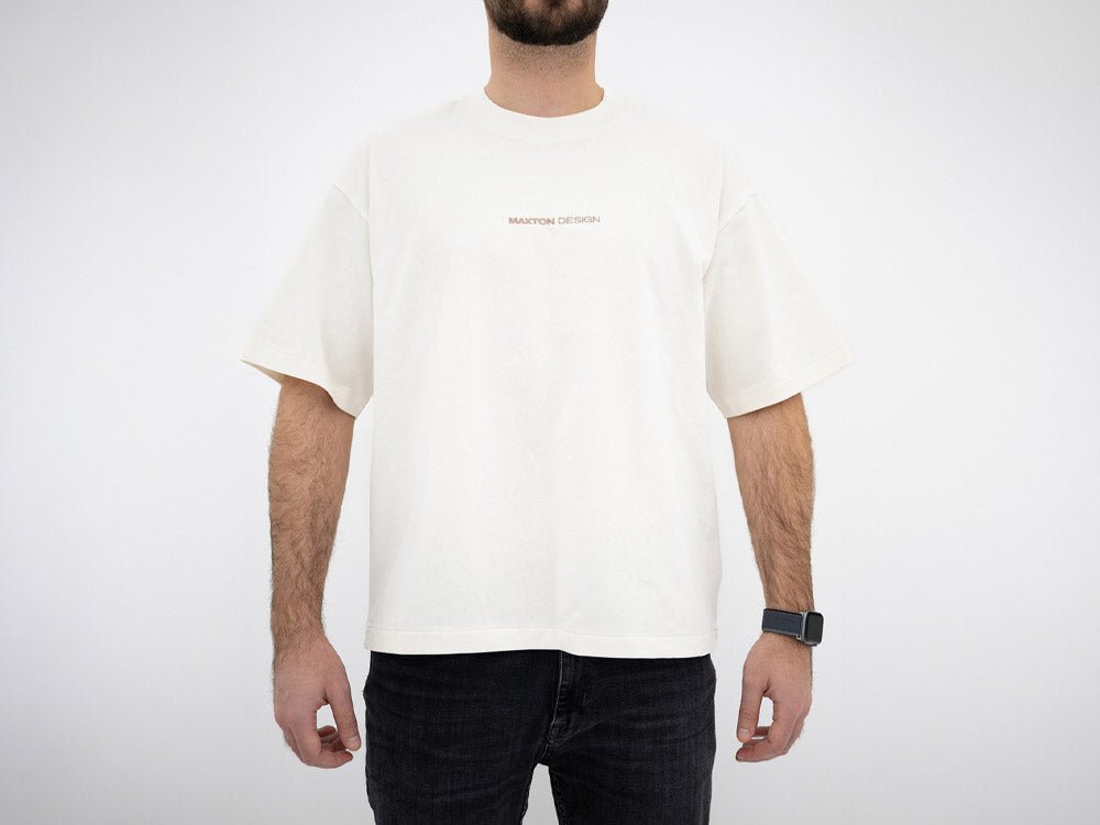 Beige T-Shirt Maxton Design