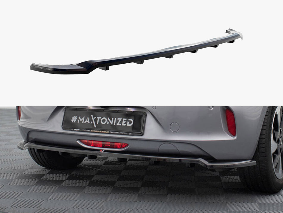 Rear Splitter (Vertical Bars) Opel Corsa - e F (Mk6)