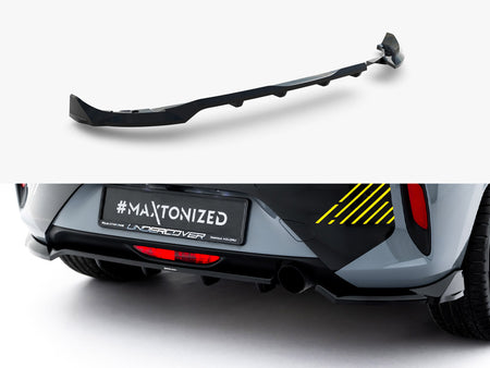 Rear Splitter (Vertical Bars) Opel Corsa F Facelift (Mk6 Facelift)