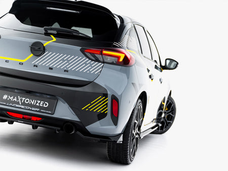 Rear Splitter (Vertical Bars) Opel Corsa F Facelift (Mk6 Facelift)