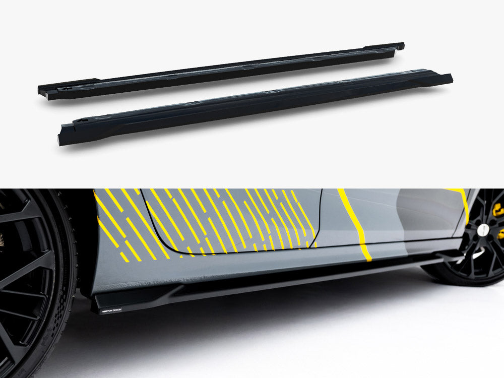 Side Skirt Diffusers Opel Corsa F Facelift (Mk6 Facelift)