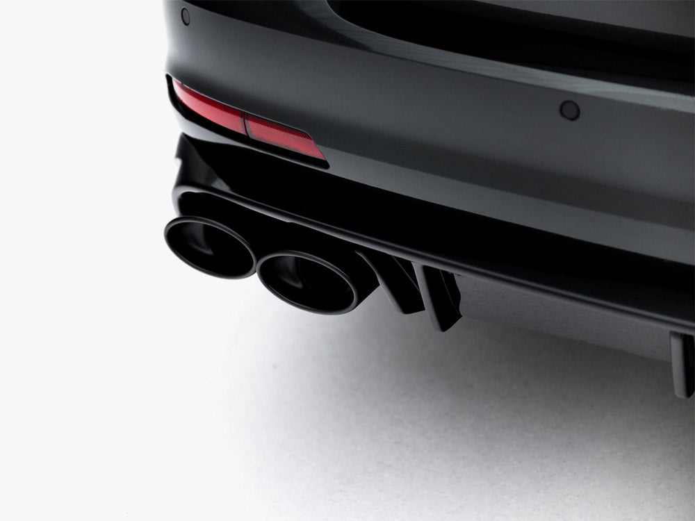 Rear Valance + Exhaust Ends Imitation Audi A6 Sedan / Avant C8 / C8 Facelift