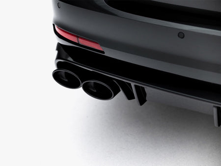 Rear Valance + Exhaust Ends Imitation Audi A6 Sedan / Avant C8 / C8 Facelift