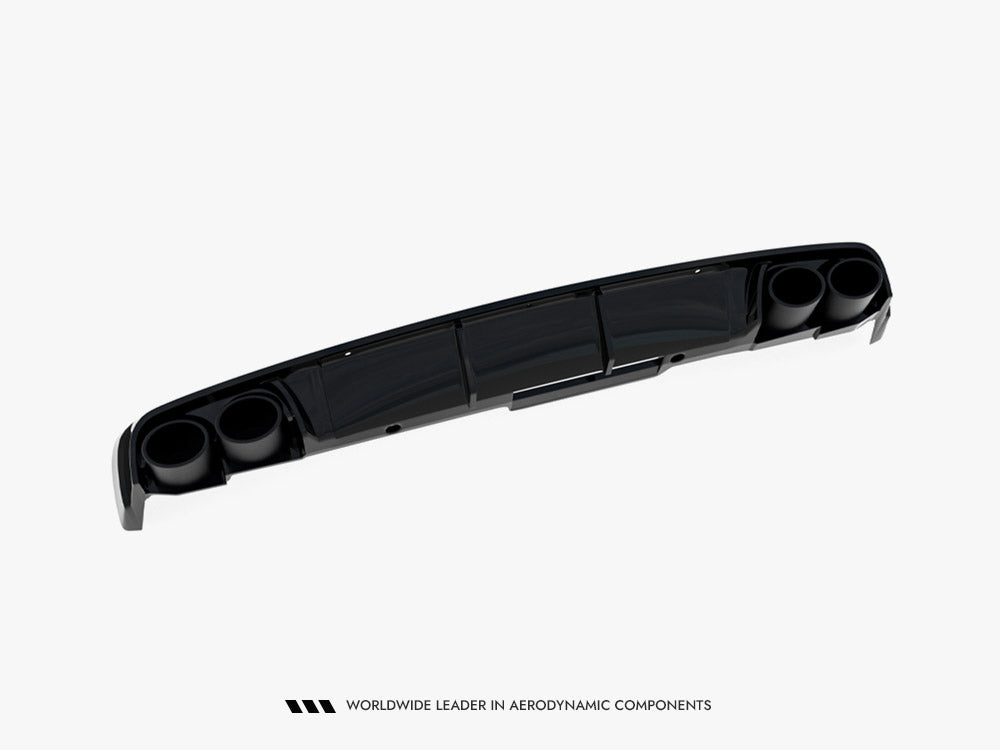 Rear Valance + Exhaust Ends Imitation Audi A6 Sedan / Avant C8 / C8 Facelift