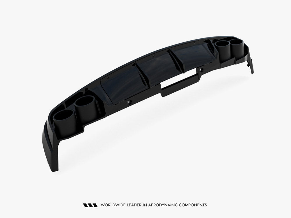 Rear Valance + Exhaust Ends Imitation Audi A6 Sedan / Avant C8 / C8 Facelift
