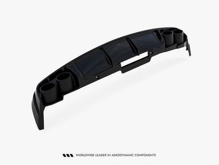 Rear Valance + Exhaust Ends Imitation Audi A6 Sedan / Avant C8 / C8 Facelift