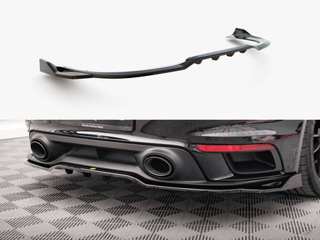 Rear Splitter (Vertical Bars) Porsche 911 Turbo S 992
