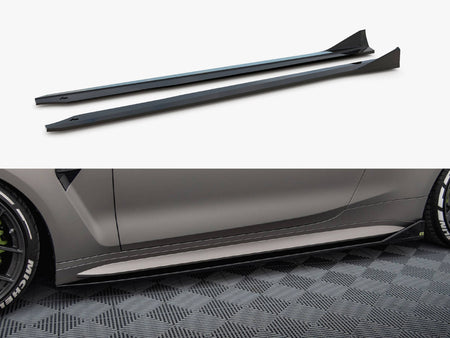 Side Skirt Diffusers V.3 CSL Look BMW M4 G82 / G82 Facelift